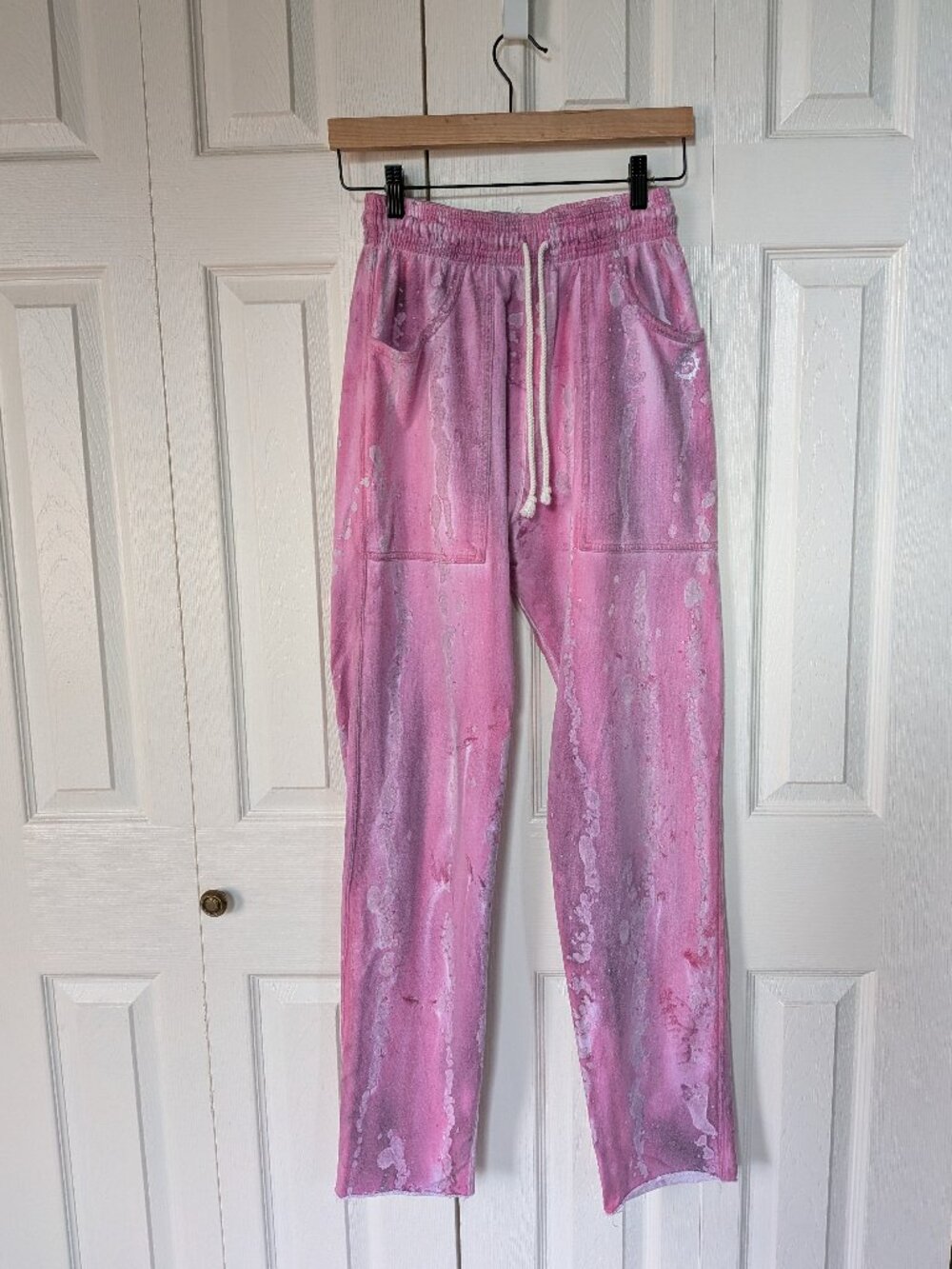 Big Bud Press pink tie-dye sweatpants
